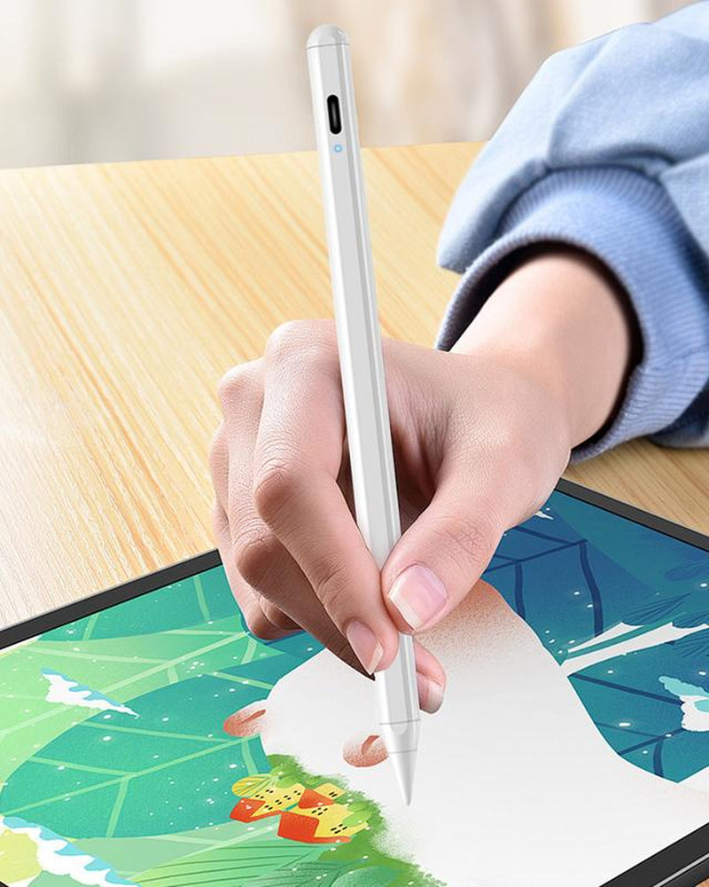 Professional Stylus Pen for iPad - Fast Charging, Tilt Sensitivity, Palm Rejection, Compatible with iPad Models 6/7/8/9/10, Pro 11/12.9/13/M4, Air 3/4/5/6/M2, Mini 5/6/7 (2018-2024)