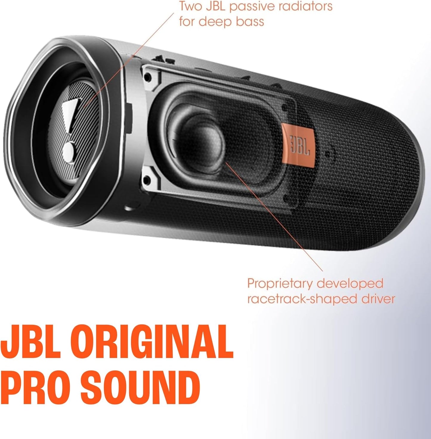 FLIP 5, Waterproof Portable Bluetooth Speaker, Black, Small